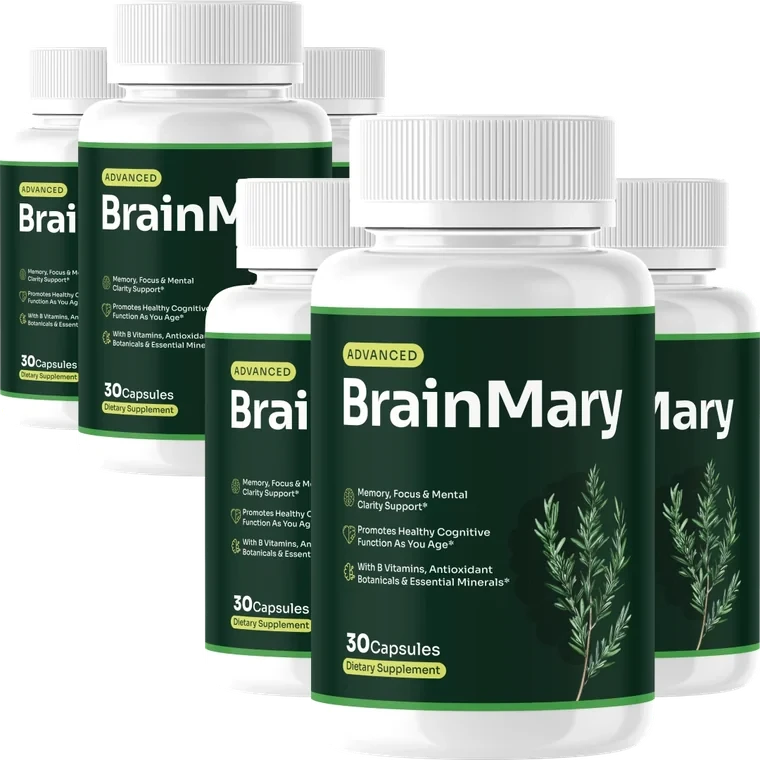 BrainMary six bottle supply pack
