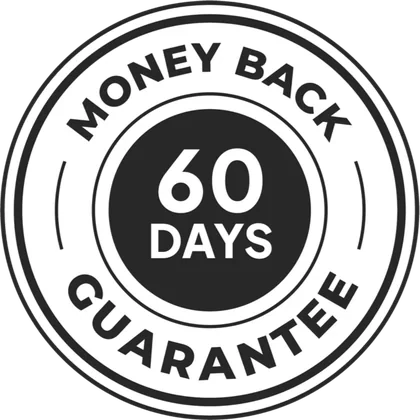 60 day money back guarantee